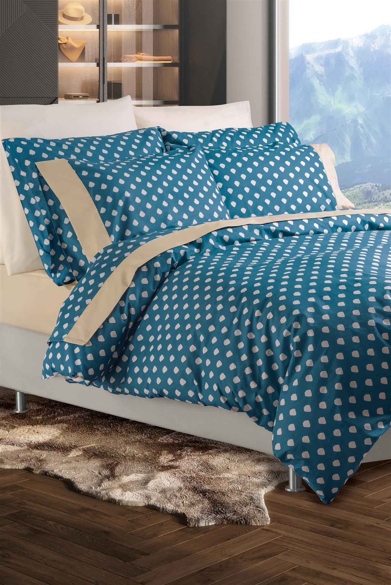 Σεντόνια Σετ Υπέρδιπλα 240x270 Makis Tselios Drops