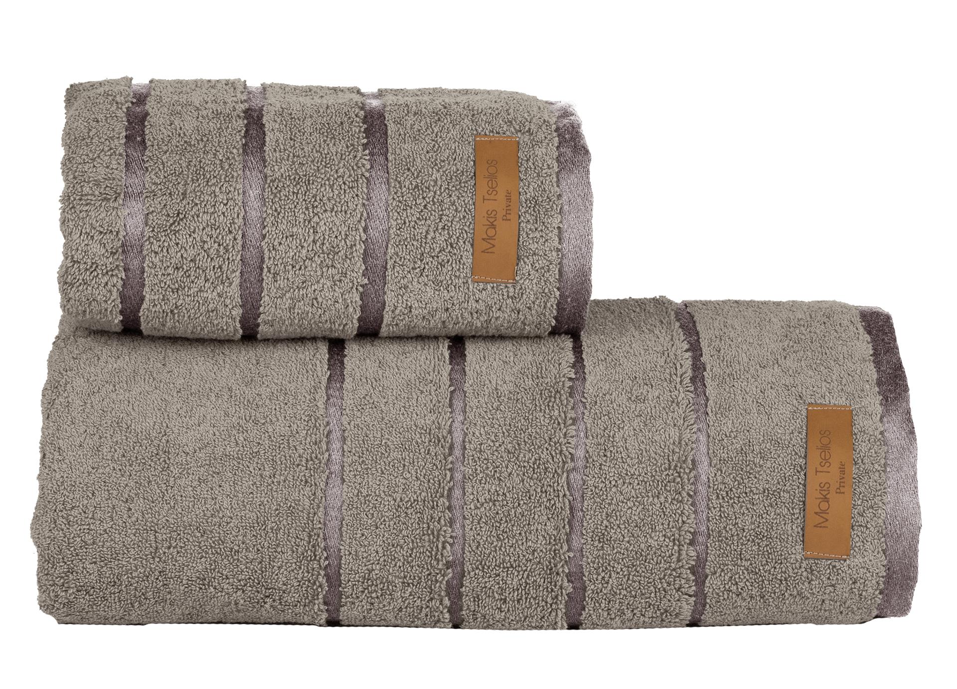 Σετ Πετσέτες 2 Τεμ. Makis Tselios Prive Silver