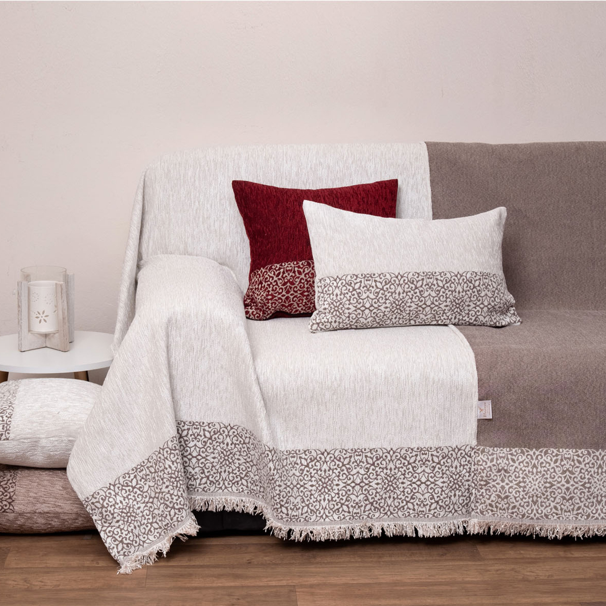 Ριχτάρι Τετραθέσιου 180x320 2212 Εκρού Εκρού