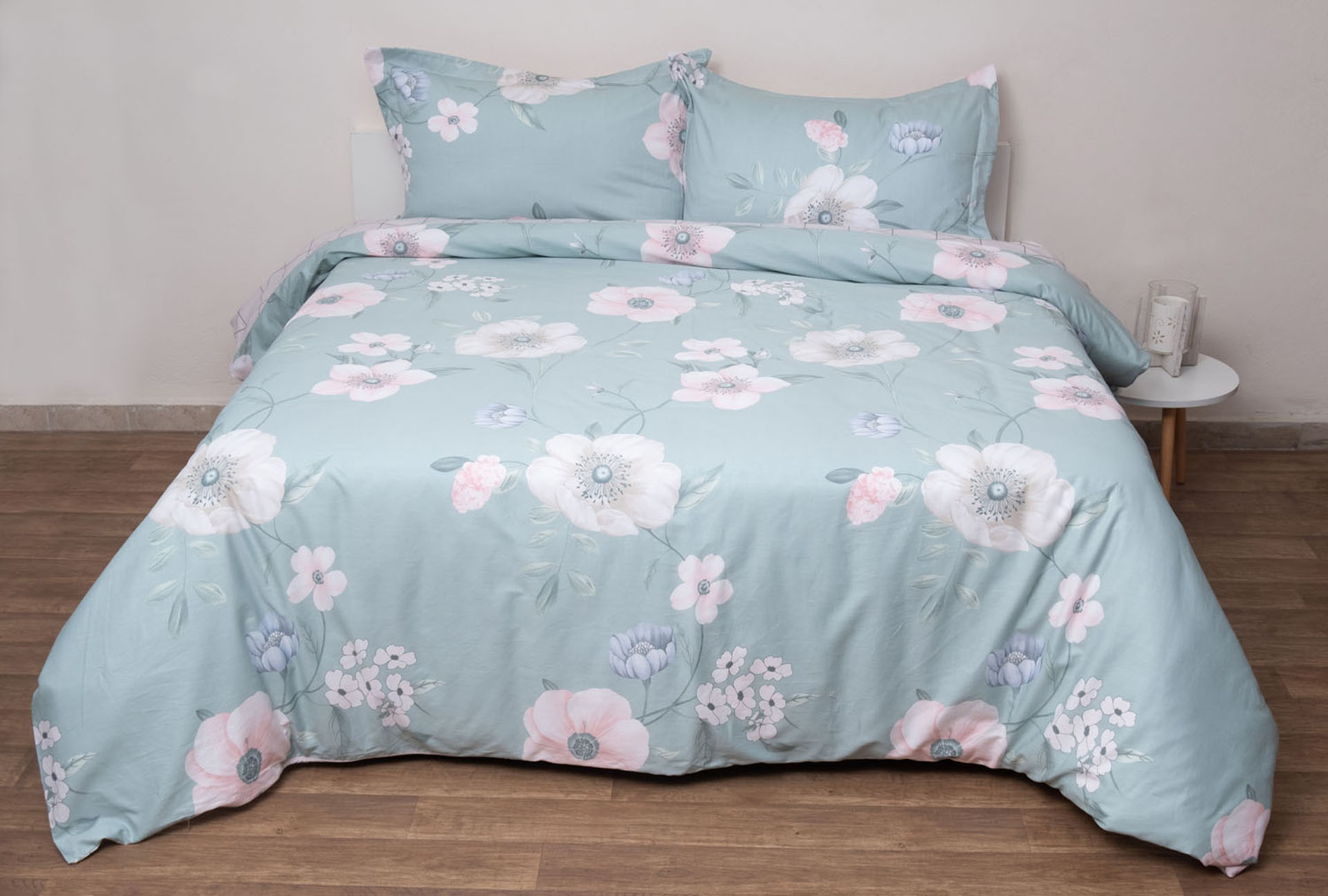 Σετ Παπλωματοθήκη Υπέρδιπλή 220x240 Satin 4002