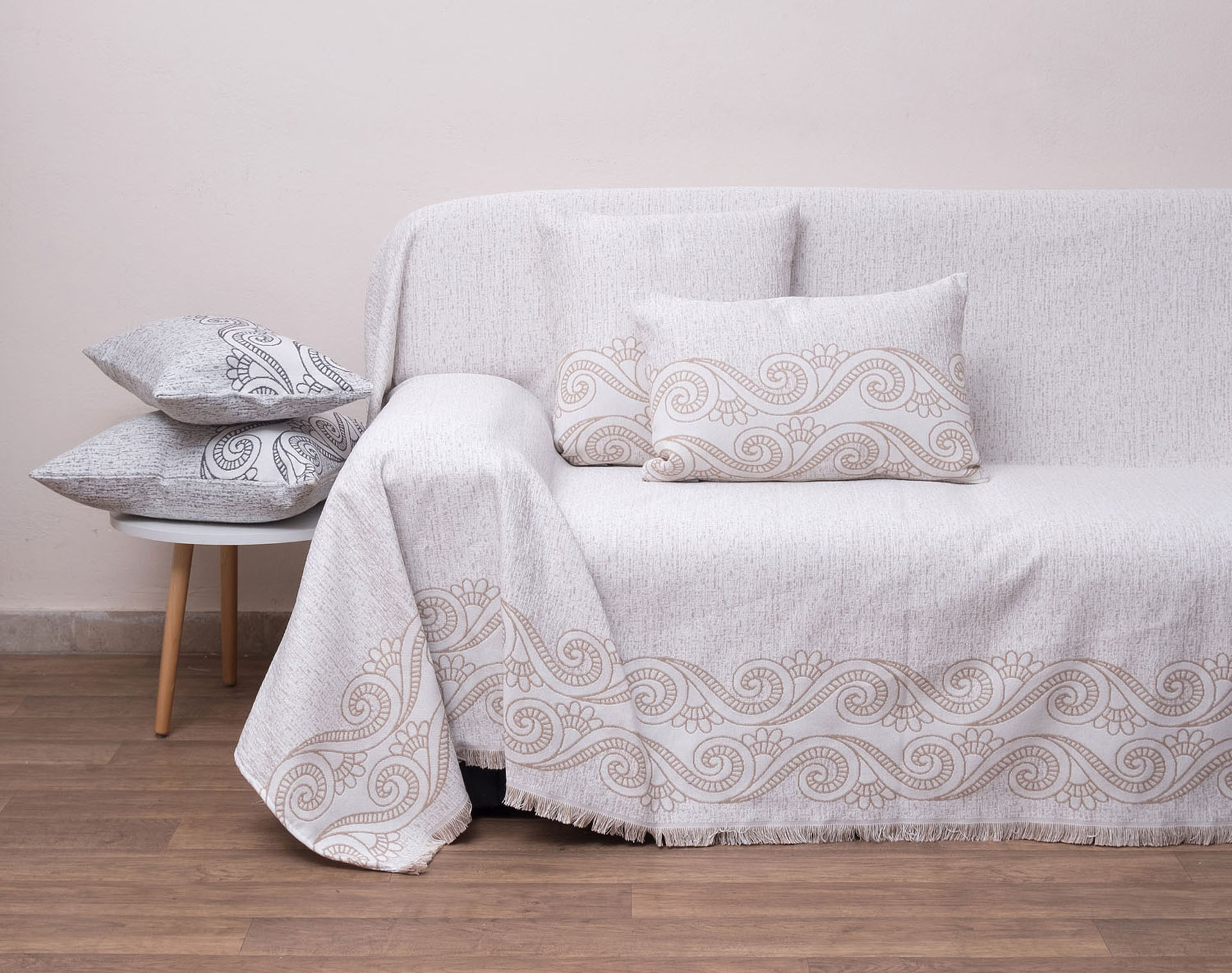 Ριχτάρι Πολυθρόνας 180x180 1572 Beige