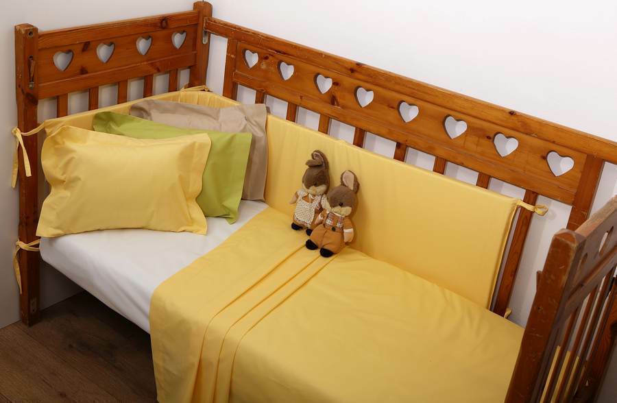 Σετ Σεντόνια Λίκνου 80x100 Prestige Baby 11 Yellow