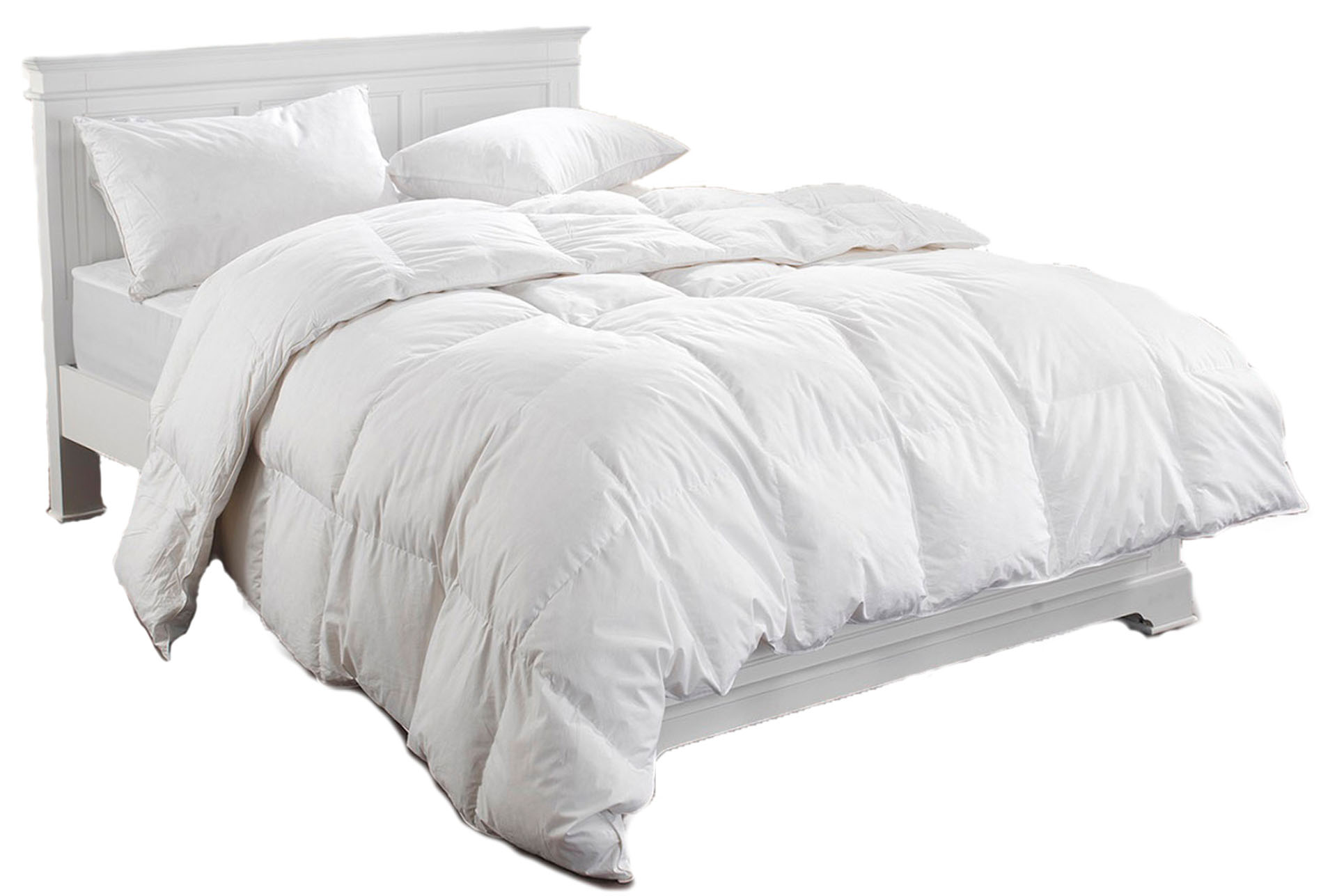 Πάπλωμα Υπέρδιπλο 220x240 Πουπουλένιο Λευκό