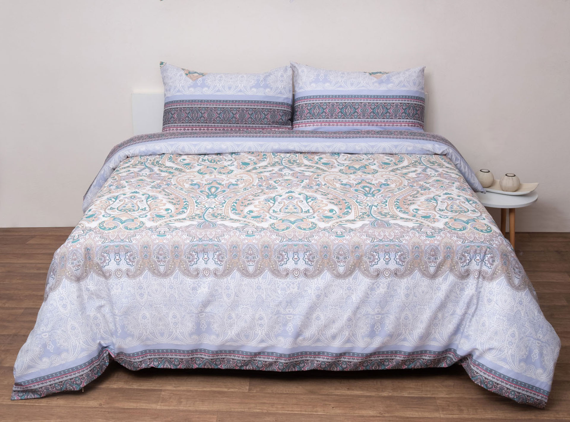 Σετ Παπλωματοθήκη Υπέρδιπλη 220x240 Τζάσμιν Πολύχρωμο