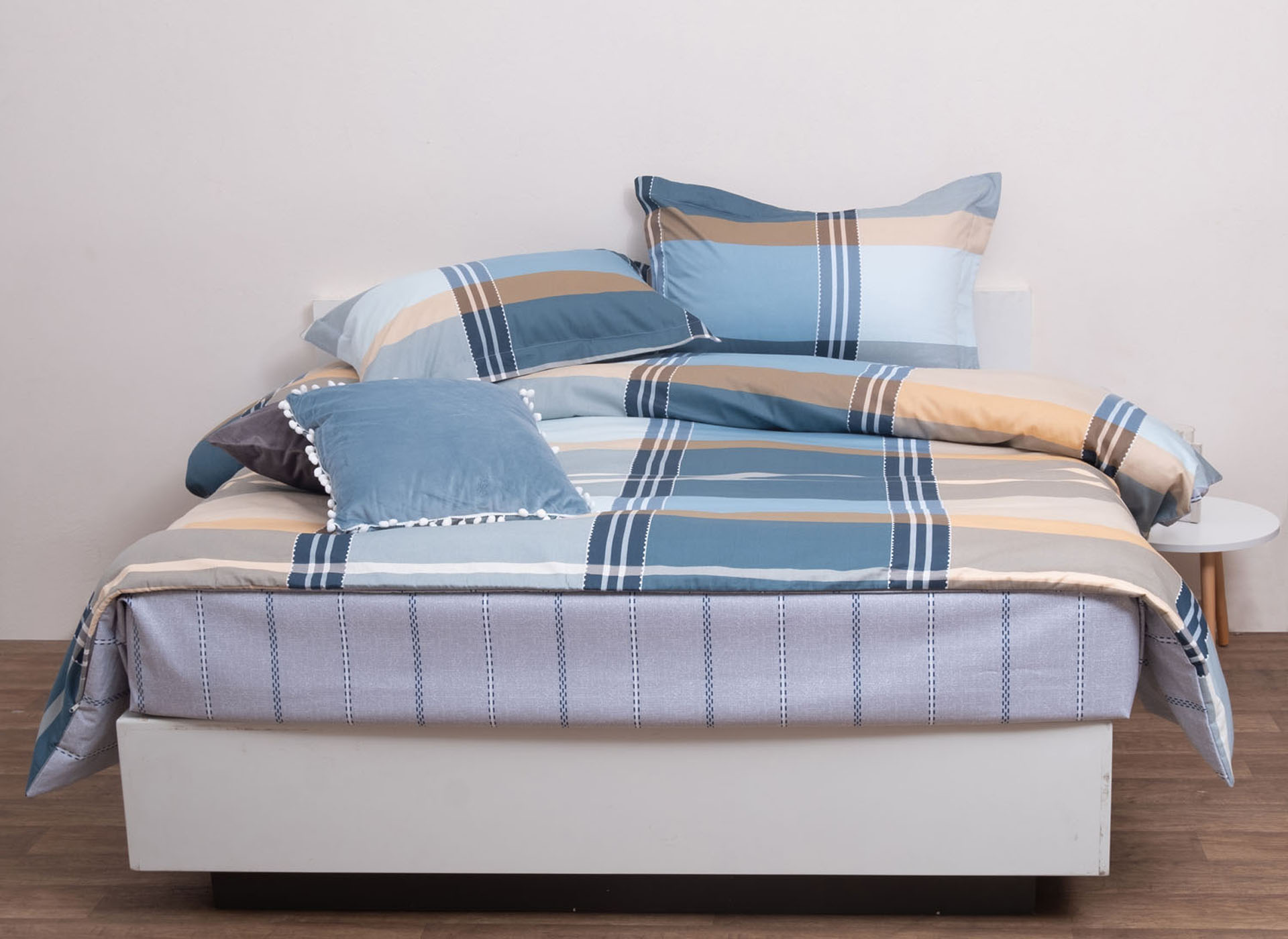 Σετ Πάπλωμα Υπέρδιπλο 220x240 Έμμα Πετρόλ  Πετρόλ