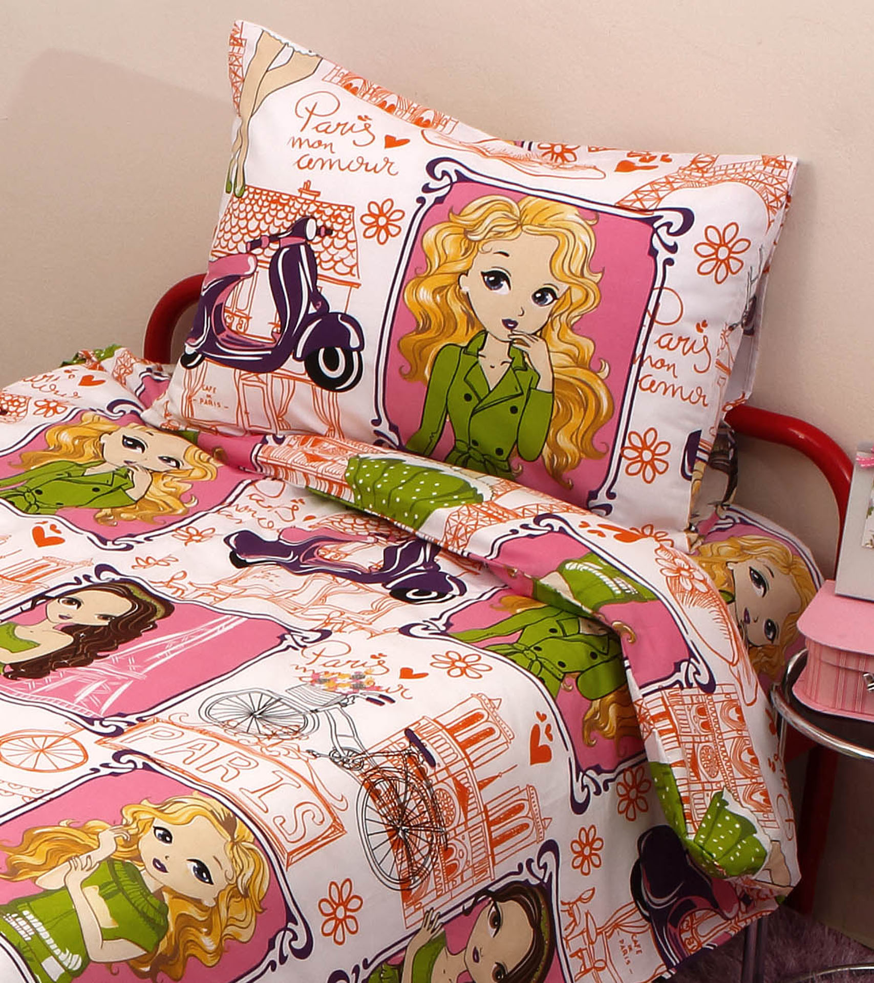 Σετ Σεντόνια Λίκνου 80x100 Μόλυ