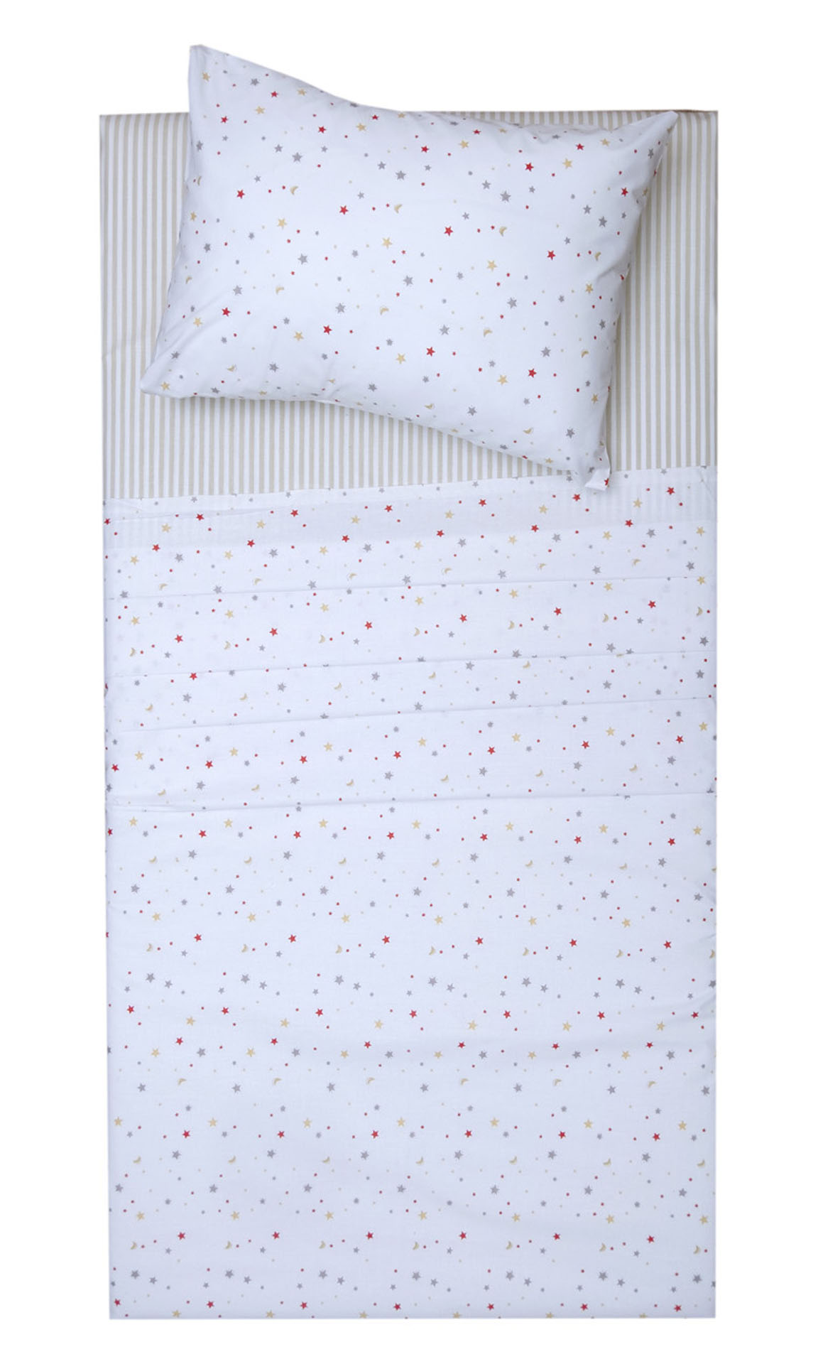 Σετ Σεντόνια Λίκνου 80x100 Ρέα  Λευκό