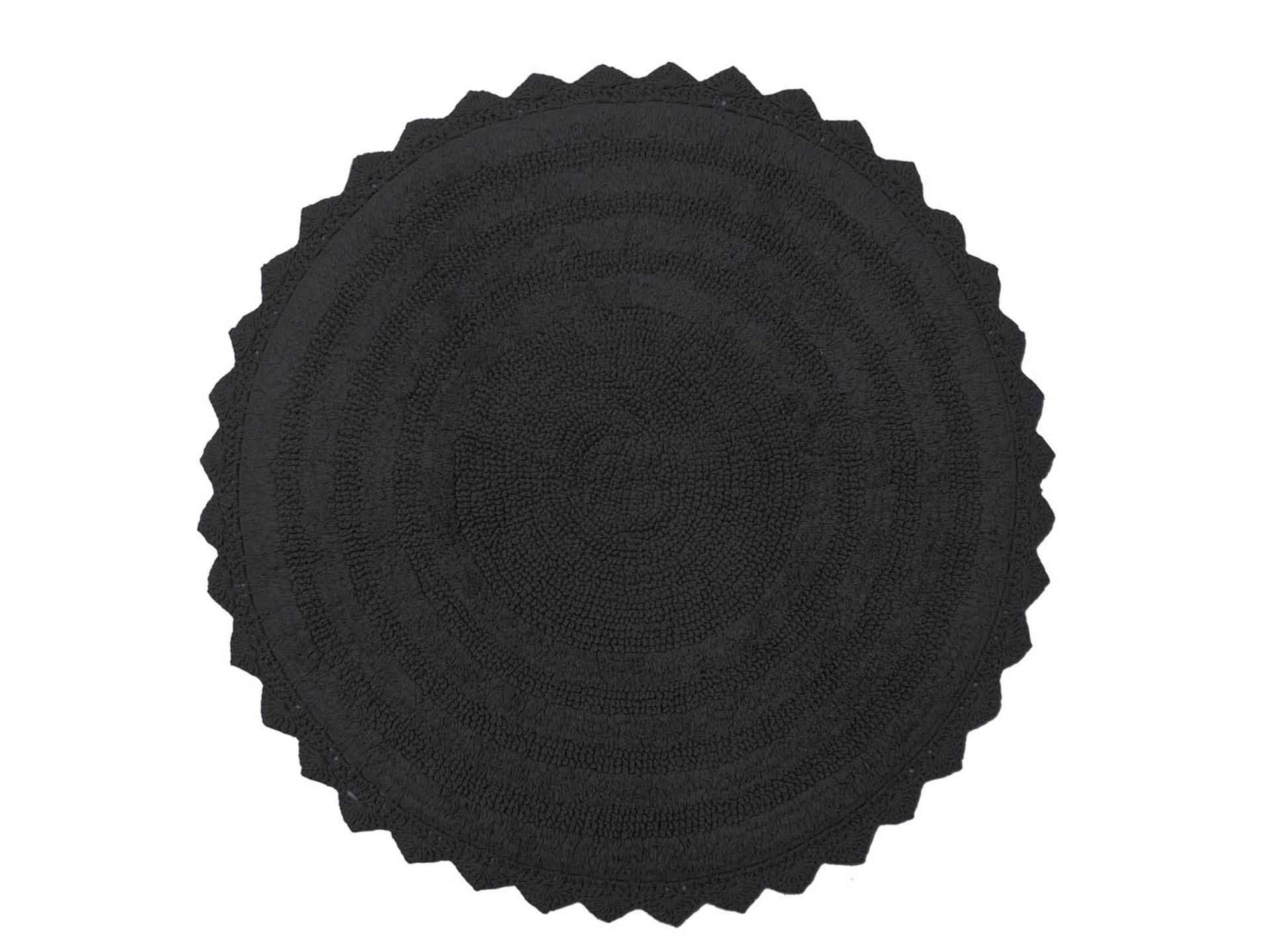 Ταπέτο Μπάνιου Φ70 Λέσλι Μαύρο