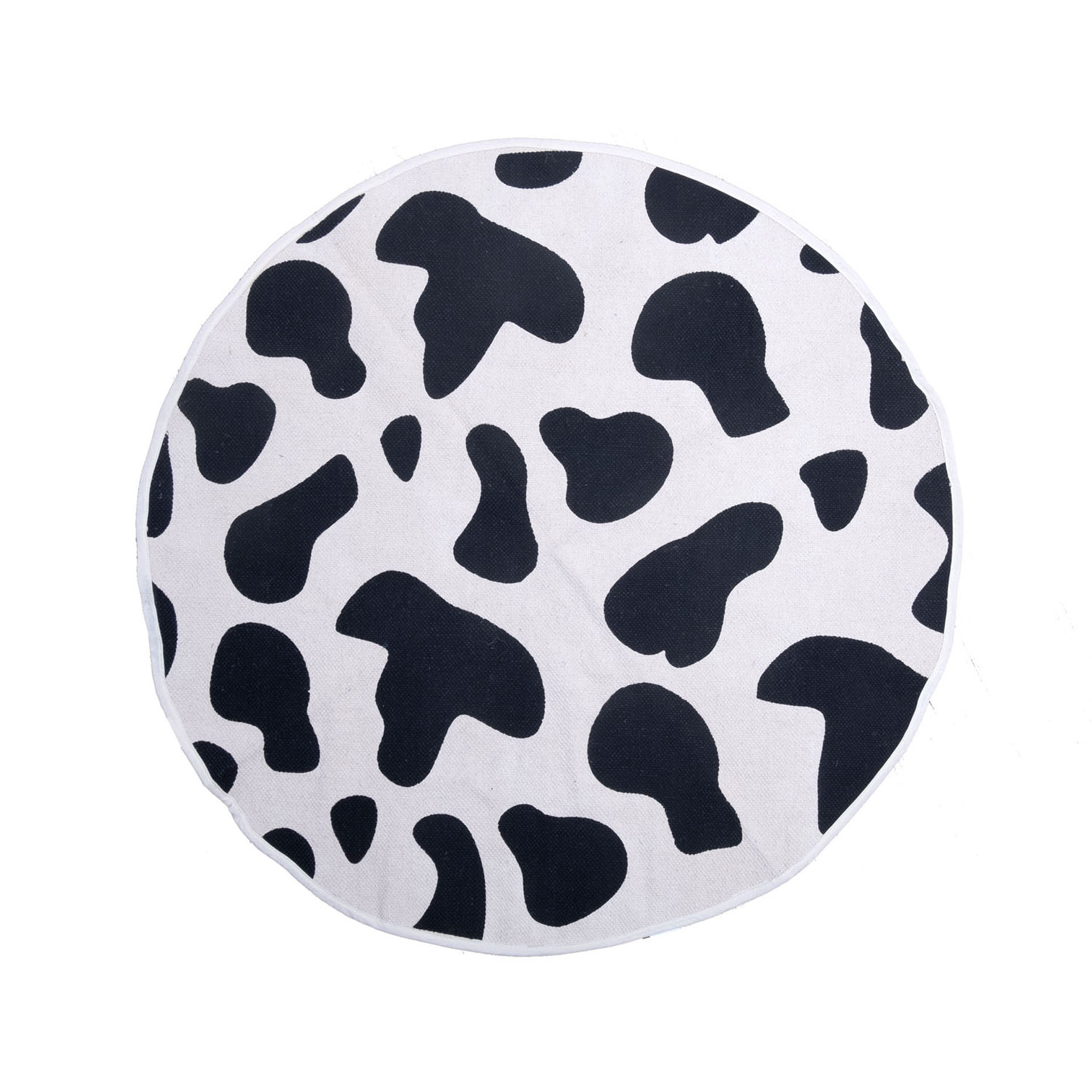 Ταπέτο Φ100εκ Μπέλλα Μαύρο