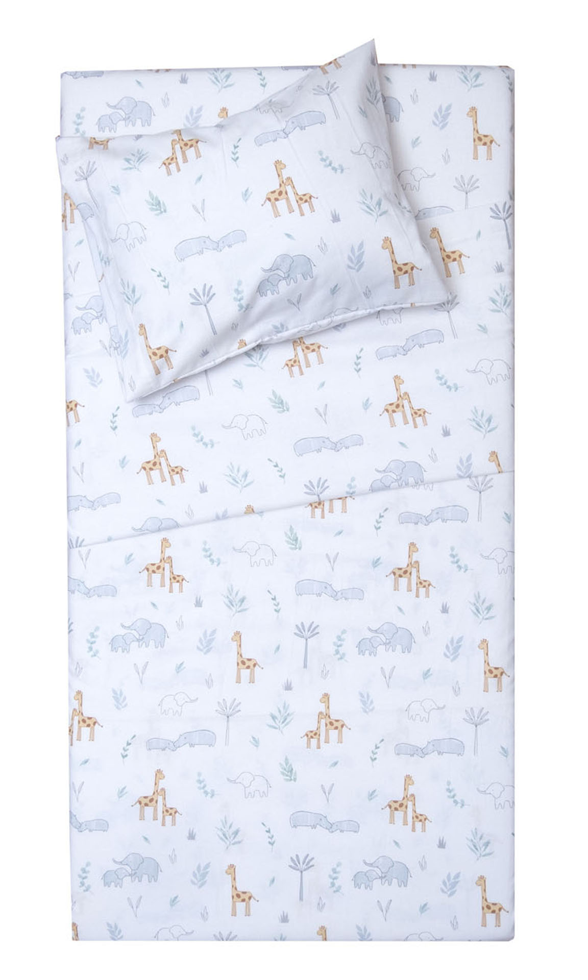 Σετ Σεντόνια Λίκνου 80x100 2640 Φανέλλα Λευκό