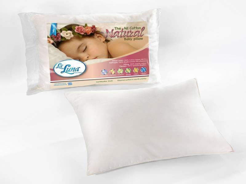 Βρεφικό Μαξιλάρι 35x45 La Luna Baby All Cotton Natural Pillow