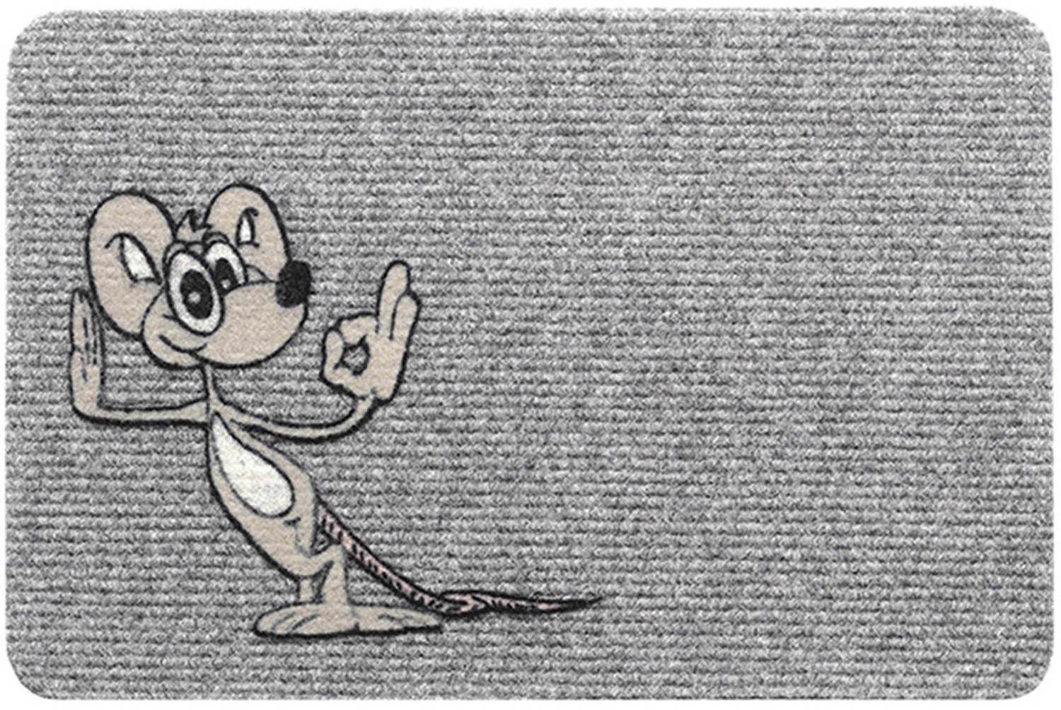 Πατάκι Εισόδου 40x60 Sdim Flocky 069 Happy Mouse