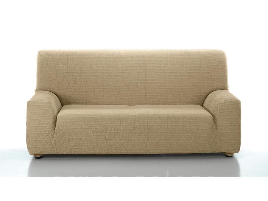 Ελαστικό Κάλυμμα Διθέσιου Καναπέ Akari Μπεζ - MCDECOR 140x190