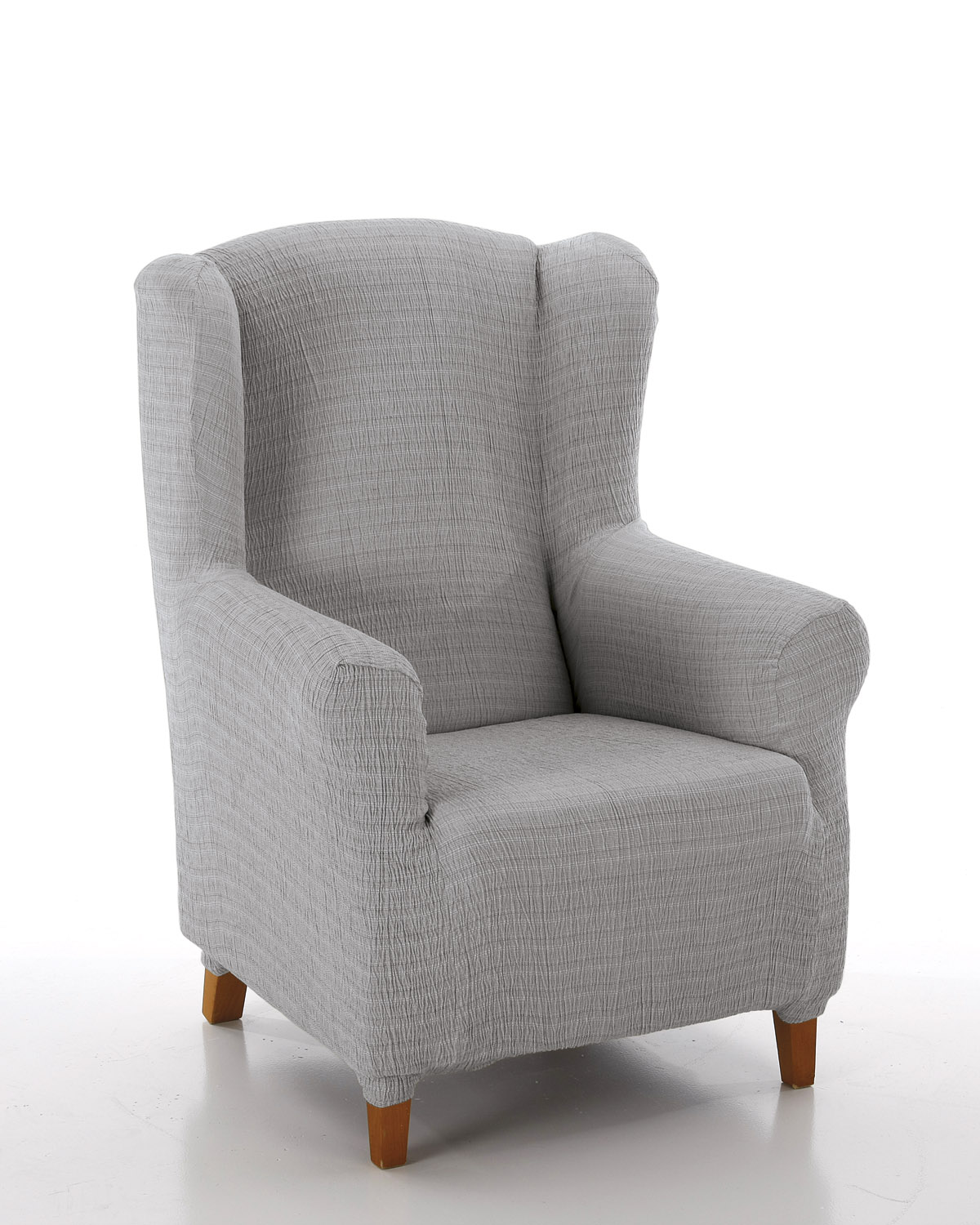 Ελαστικό Κάλυμμα Μπερζέρας Akari Γκρι Ανοιχτό - MCDECOR 70x100