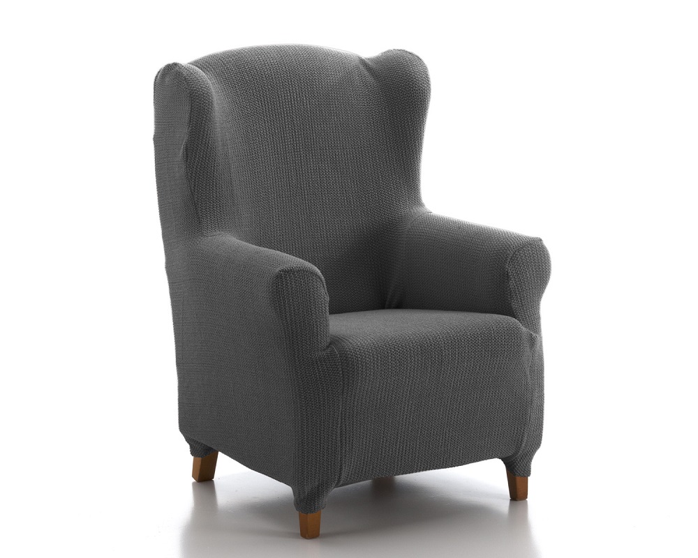 Ελαστικό Κάλυμμα Μπερζέρας Edir Γκρί - MCDECOR