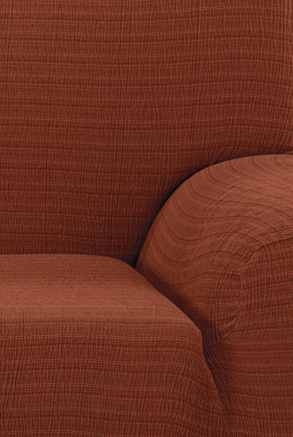 Ελαστικό Κάλυμμα Πολυθρόνας Akari Κεραμιδί - MCDECOR 70x100