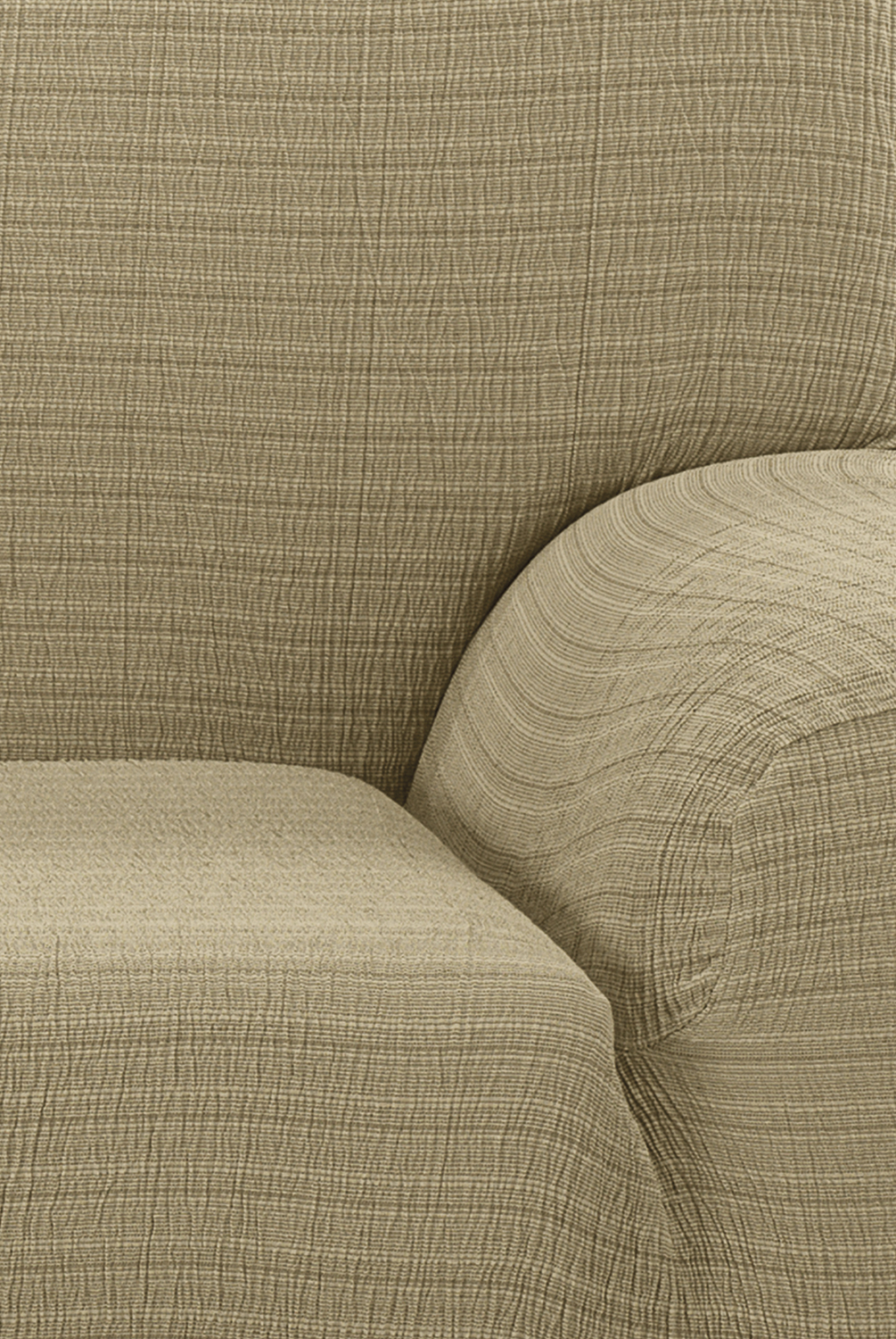 Ελαστικό Κάλυμμα Πολυθρόνας Akari Μπεζ - MCDECOR 70x100