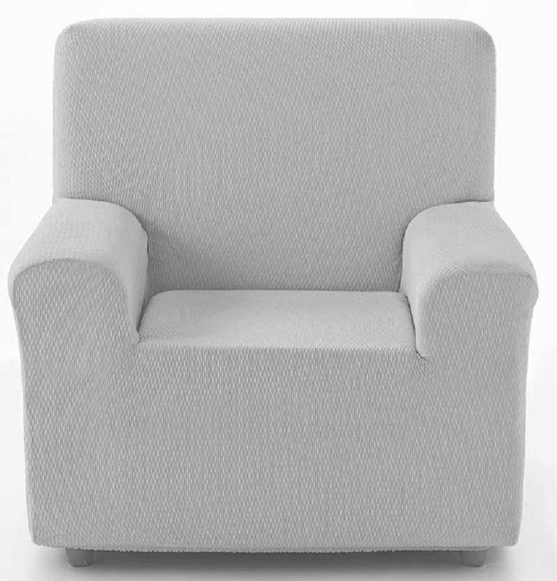 Ελαστικό Κάλυμμα Πολυθρόνας Tunez Γκρι Ανοιχτό - MCDECOR 70x110