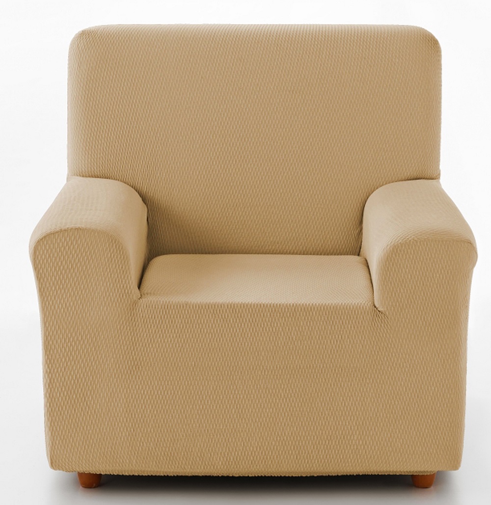 Ελαστικό Κάλυμμα Πολυθρόνας Tunez Μπέζ - MCDECOR 70x110