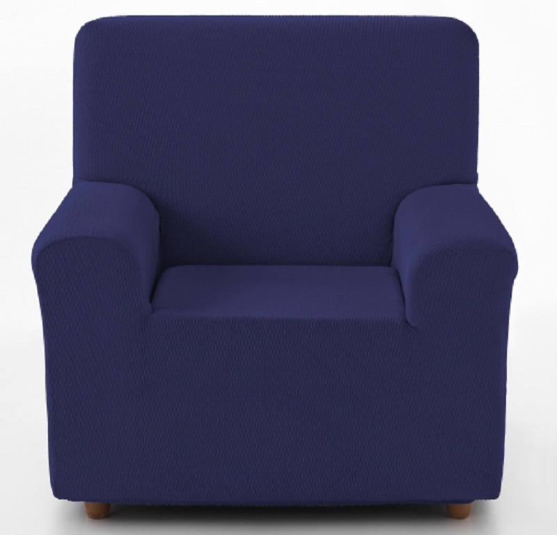 Ελαστικό Κάλυμμα Πολυθρόνας Tunez Μπλε - MCDECOR 70x110