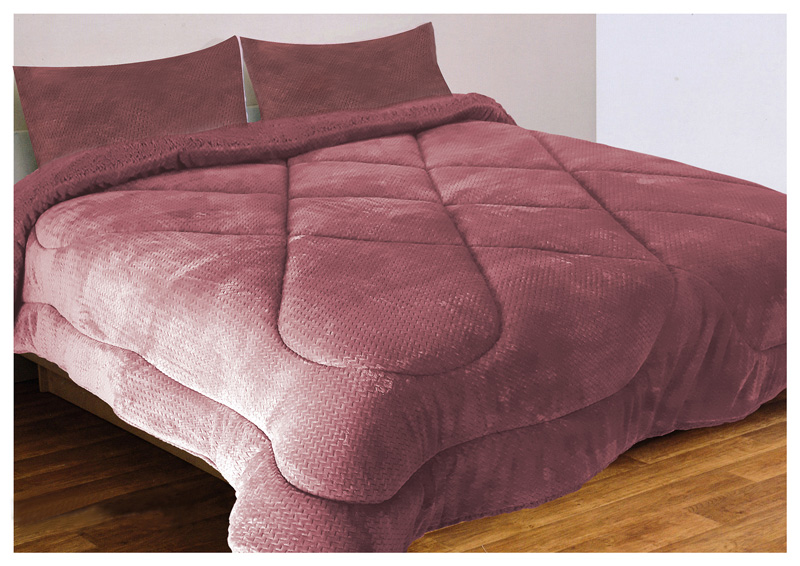 Κουβερτοπάπλωμα Υπέρδιπλο (Σετ) (220X240) Waves Pink - MCDECOR