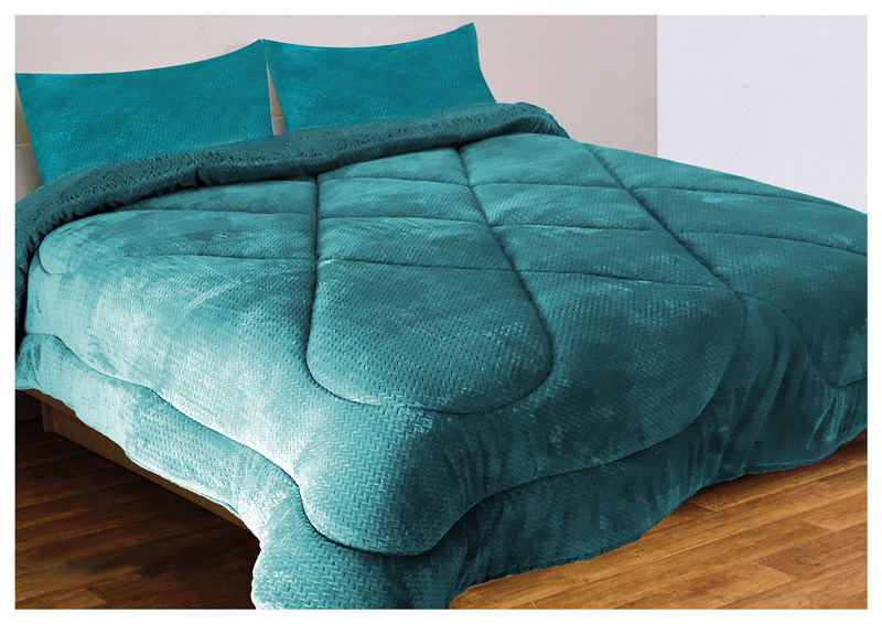 Κουβερτοπάπλωμα Υπέρδιπλο (Σετ) (220X240) Waves Turquoise - MCDECOR