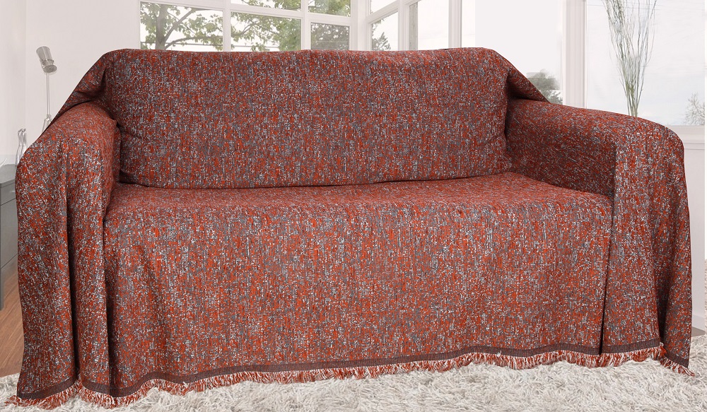 Ριχτάρι Πολυθρόνας (180X180) Mcdecor Malta Κεραμιδί - MCDECOR 170x180