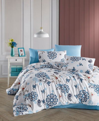 Παπλωματοθήκη Υπέρδιπλη (Σετ) (230X250) Mcdecor Olezka Blue - MCDECOR 230x250