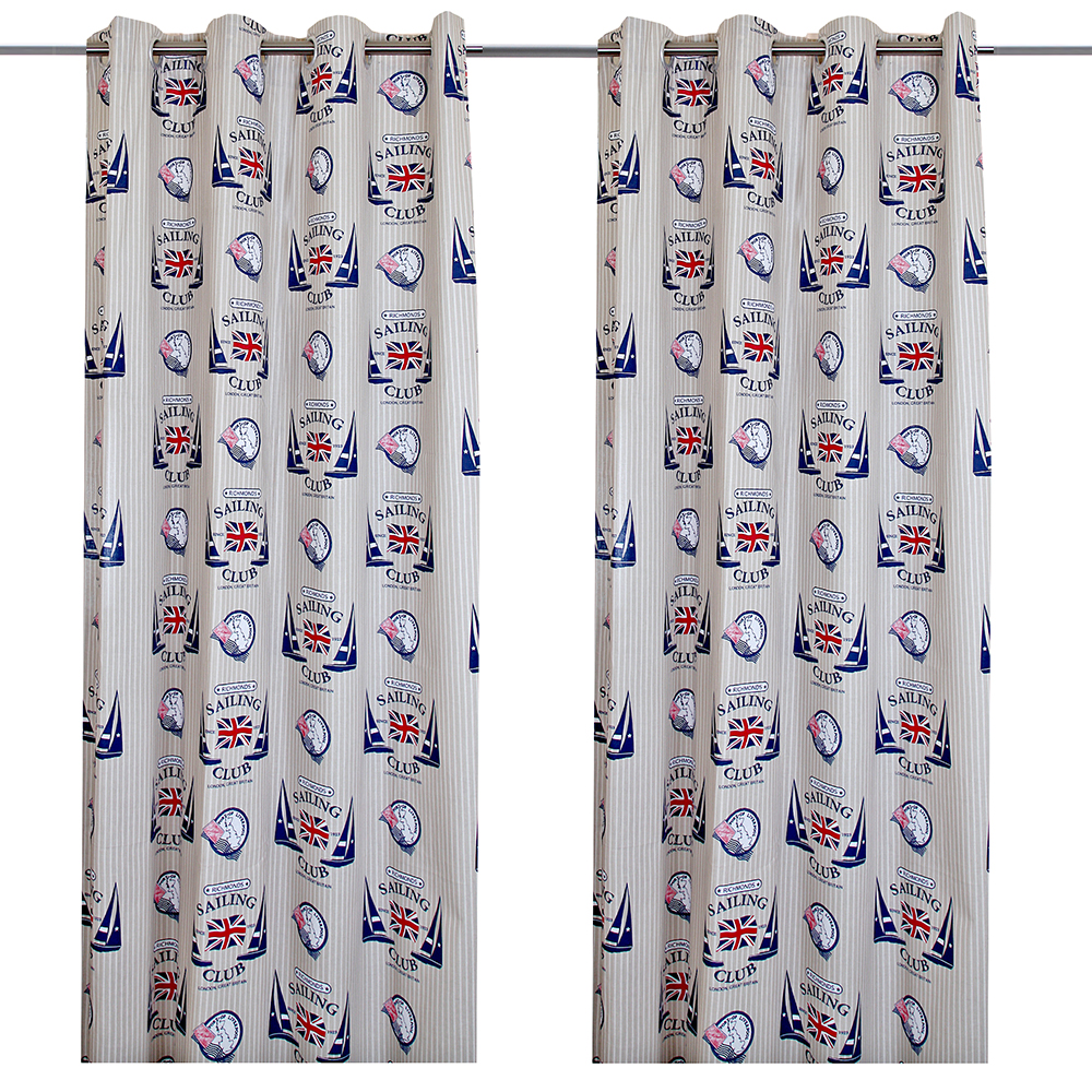 Κουρτίνα με Τρούκς (140X280) Mc Decor SAILING CLUB - OEM 140x280