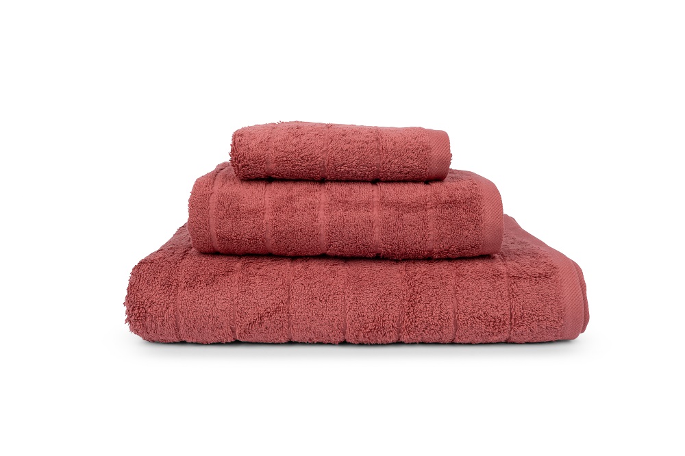 Σετ (3 Τμχ) Πετσέτα Mcdecor Stripe Wine - MCDECOR