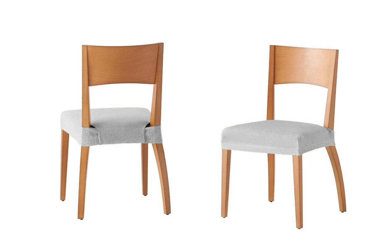 Σετ (2 Τμχ) Ελαστικά Καλύμματα Καπάκια Καρεκλών Tunez Γκρι Ανοιχτό - MCDECOR 40x50 Σετ (2 Τμχ) Ελαστικά Καλύμματα Καπάκια Καρεκλών Tunez Γκρι Ανοιχτό - MCDECOR 40x50