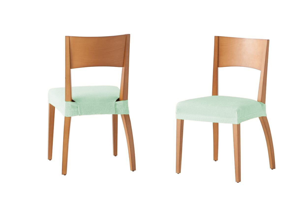 Σετ (2 Τμχ) Ελαστικά Καλύμματα Καπάκια Καρεκλών Tunez Μέντα - MCDECOR 40x50 Σετ (2 Τμχ) Ελαστικά Καλύμματα Καπάκια Καρεκλών Tunez Μέντα - MCDECOR 40x50