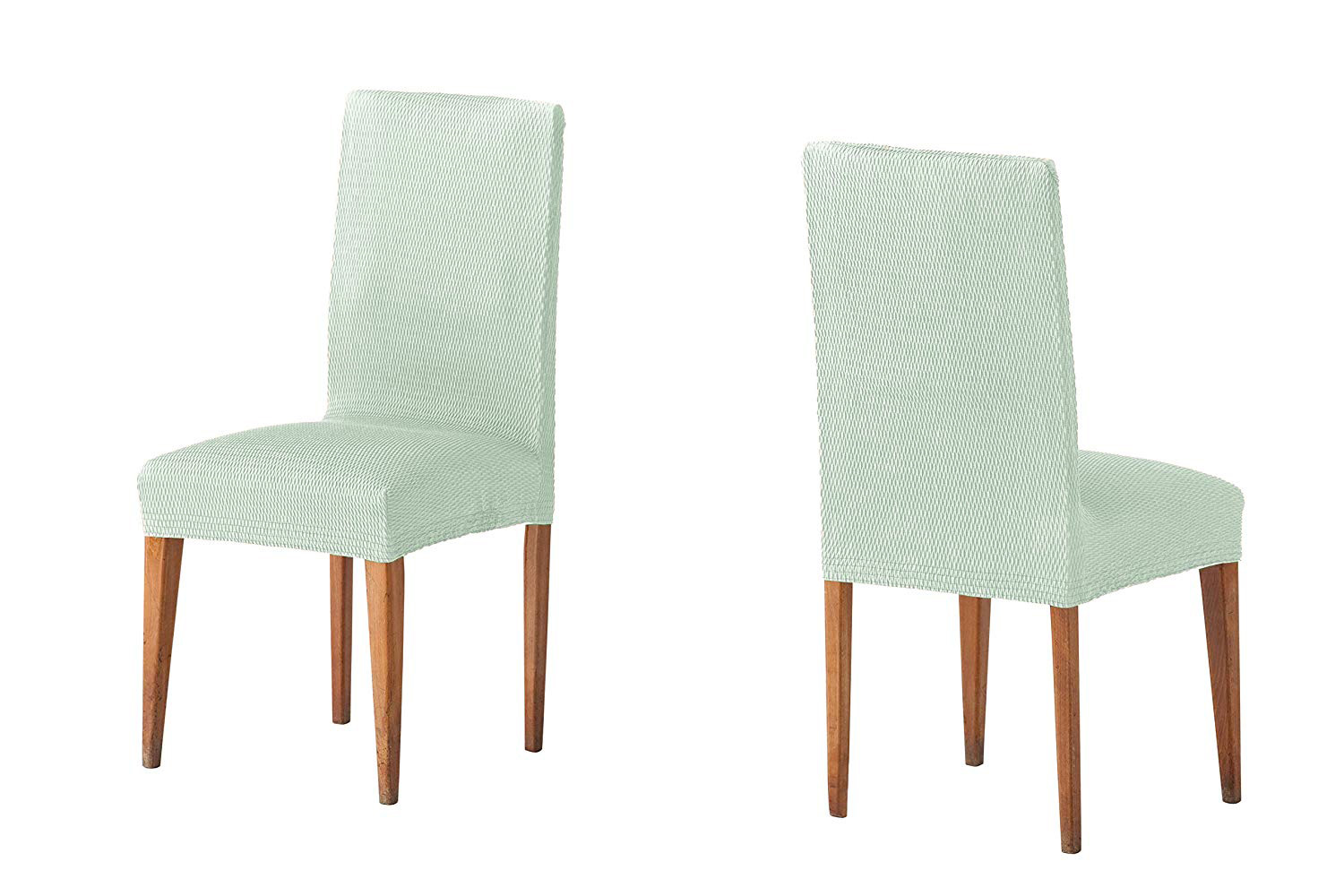Σετ (2 Τμχ) Ελαστικά Καλύμματα Καρεκλών Με Πλάτη Tunez Μέντα - MCDECOR