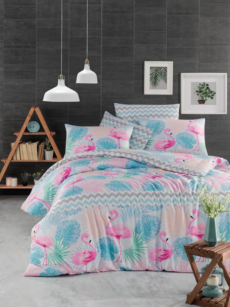 Σετ Σεντόνια Υπέρδιπλα (240X270) Mcdecor Flamingo - MCDECOR 240x270