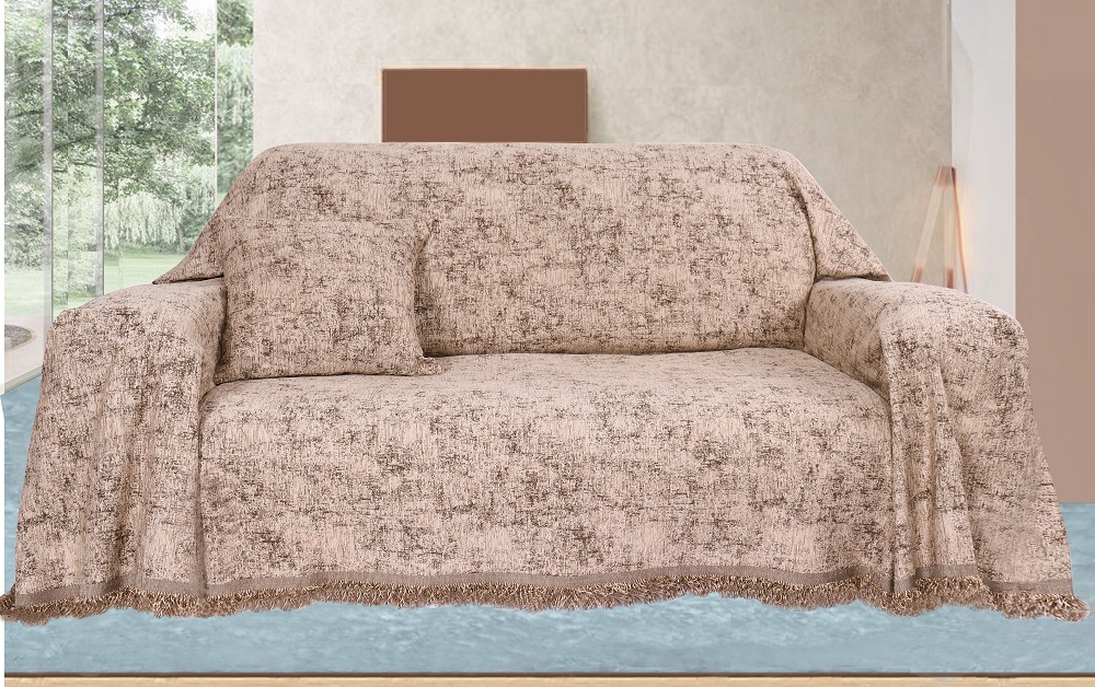 Ριχτάρια (Σετ 3τμχ) Mcdecor Zen Καφέ-Μπέζ - MCDECOR 170x180