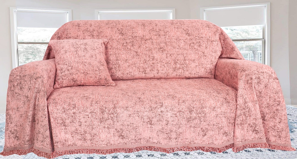 Ριχτάρι Τριθέσιου (180X300) Mcdecor Zen Ρόζ - MCDECOR 180x300