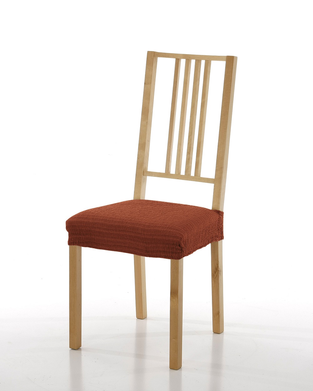 Σετ (2 Τμχ) Ελαστικά Καλύμματα Καπάκια Καρεκλών Akari Κεραμιδί 40x50