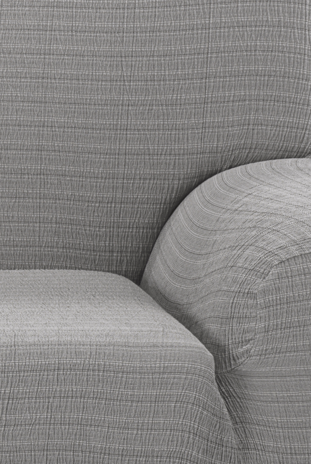 Ελαστικό Κάλυμμα Τετραθέσιου Καναπέ Akari Γκρι Ανοιχτό 240x270