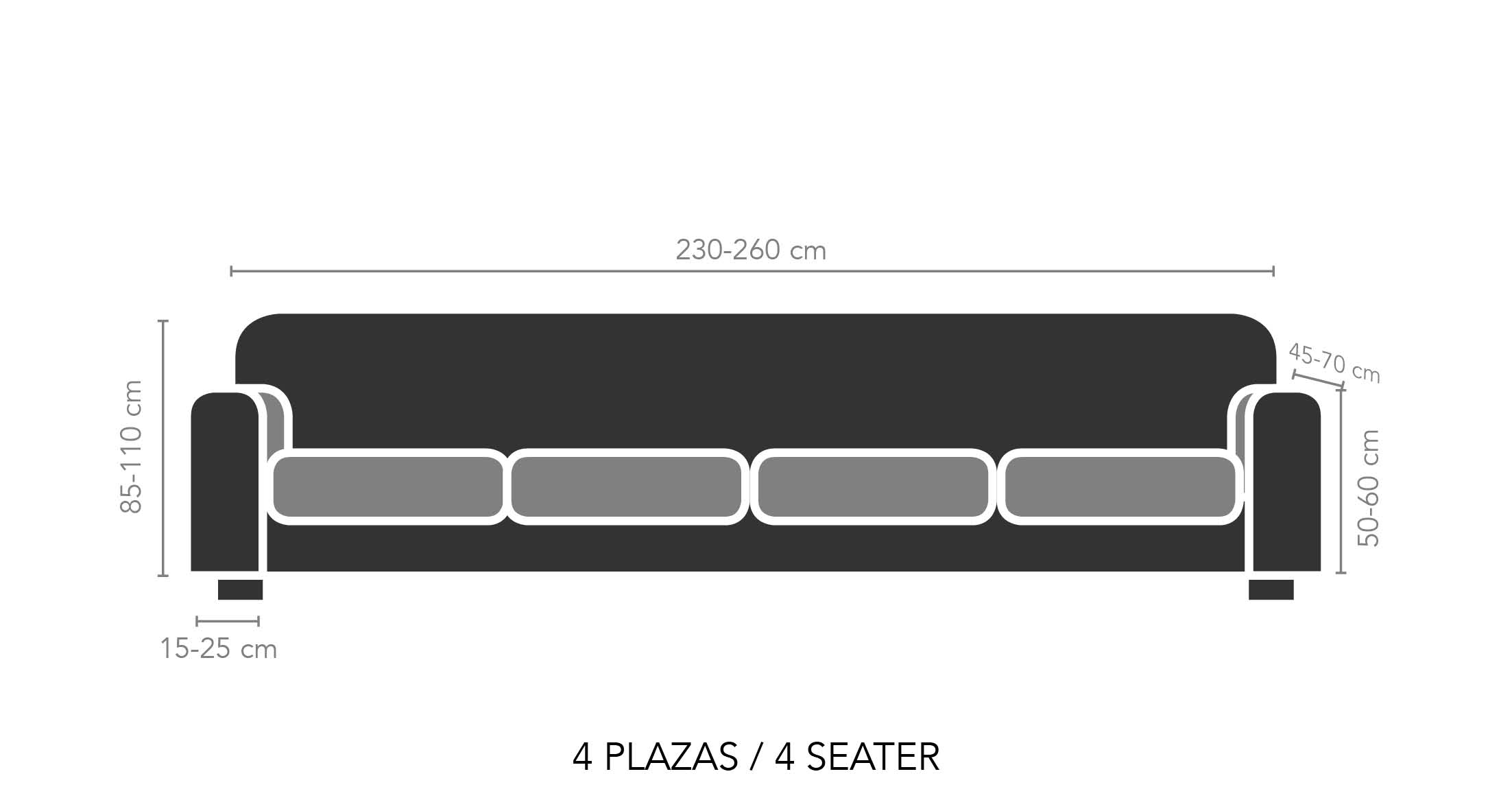 Ελαστικό Κάλυμμα Τετραθέσιου Καναπέ Akari Χρυσό 240x270 Ελαστικό Κάλυμμα Τετραθέσιου Καναπέ Akari Χρυσό 240x270