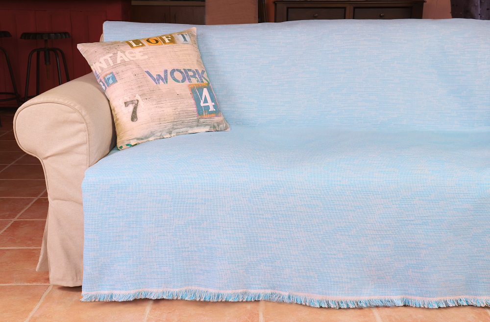 Ριχτάρι Πολυθρόνας (170X180) Mcdecor Simple Μπλέ - MCDECOR 170x180