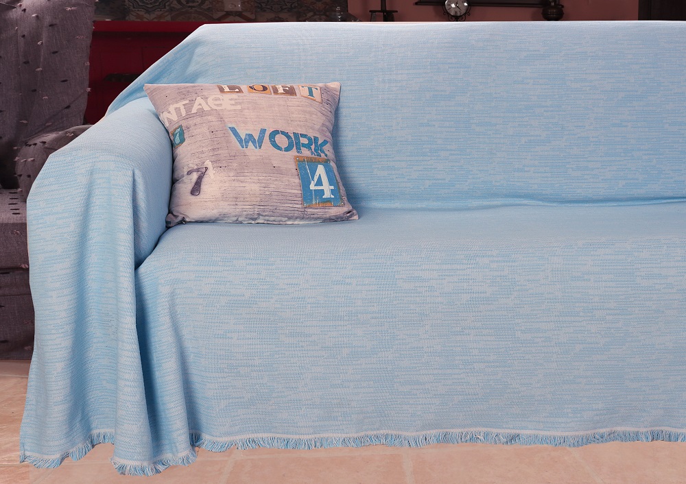 Ριχτάρι Πολυθρόνας (170X180) Mcdecor Simple Μπλέ - MCDECOR 170x180