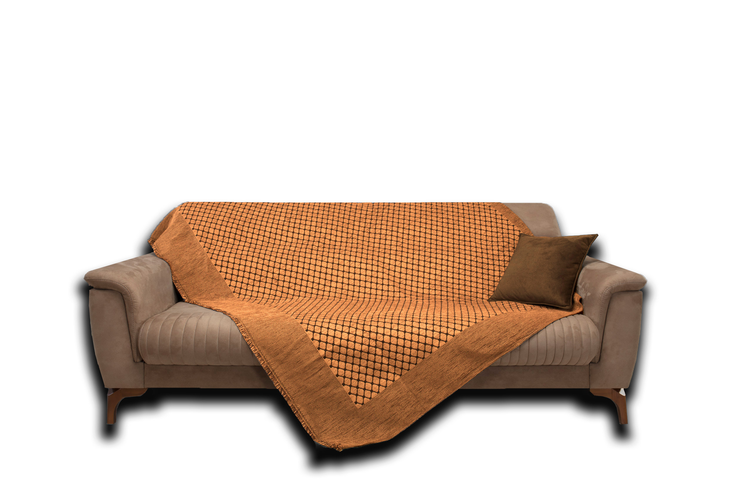 Ριχτάρι Πολυθρόνας (180X180) Mcdecor 174 Χρυσό - MCDECOR