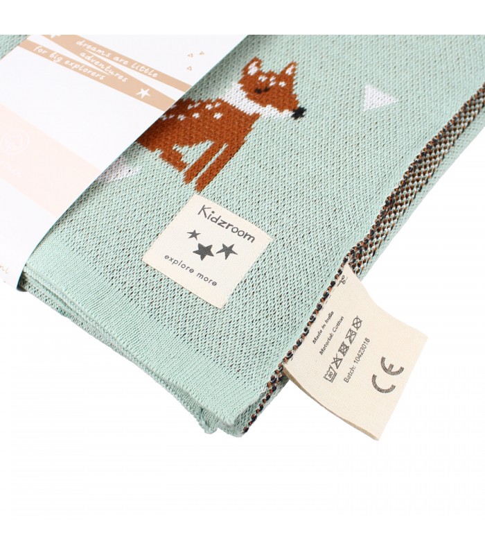 ΚΟΥΒΕΡΤΑ ΖΑΚΑΡ 80Χ100 ΑΛΕΠΟΥ 100% COTTON VADOBAG