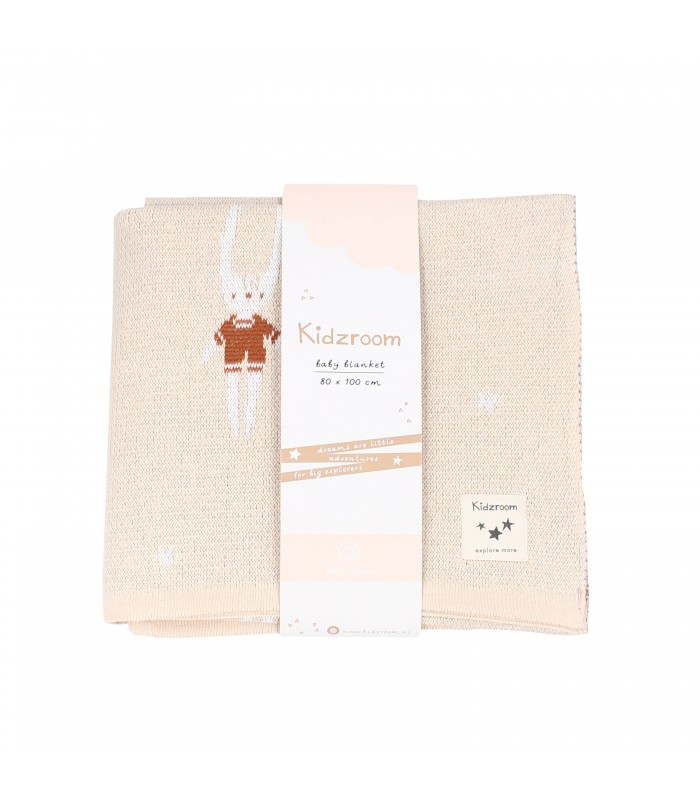 ΚΟΥΒΕΡΤΑ ΖΑΚΑΡ 80Χ100 ΚΟΥΝΕΛΙ 100% COTTON VADOBAG