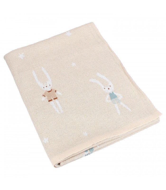 ΚΟΥΒΕΡΤΑ ΖΑΚΑΡ 80Χ100 ΚΟΥΝΕΛΙ 100% COTTON VADOBAG