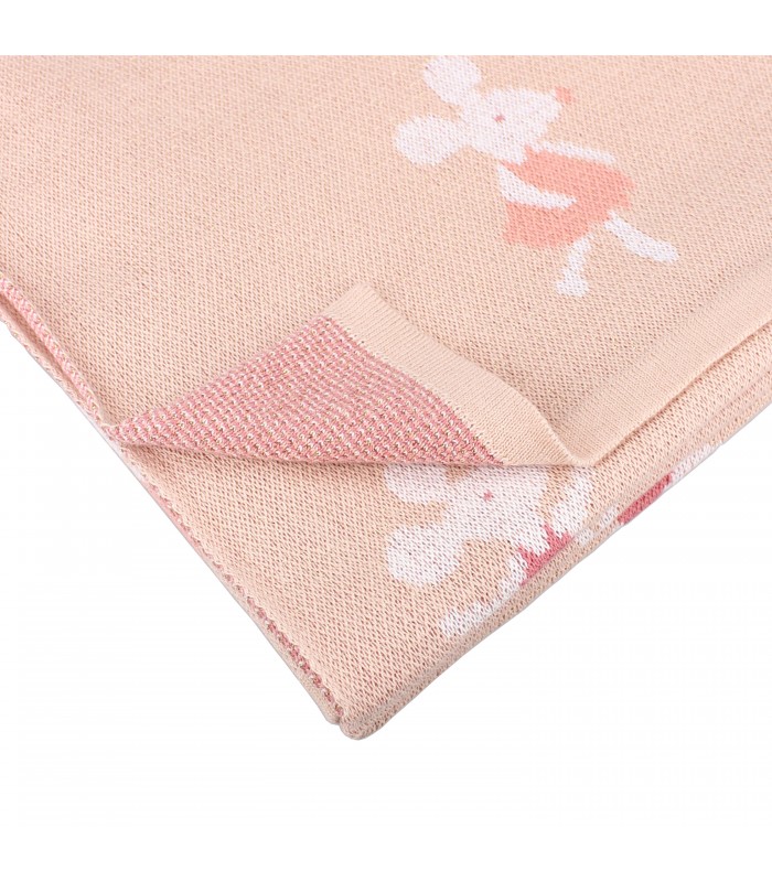 ΚΟΥΒΕΡΤΑ ΖΑΚΑΡ 80Χ100 ΠΟΝΤΙΚΙ 100% COTTON KIDZROOM