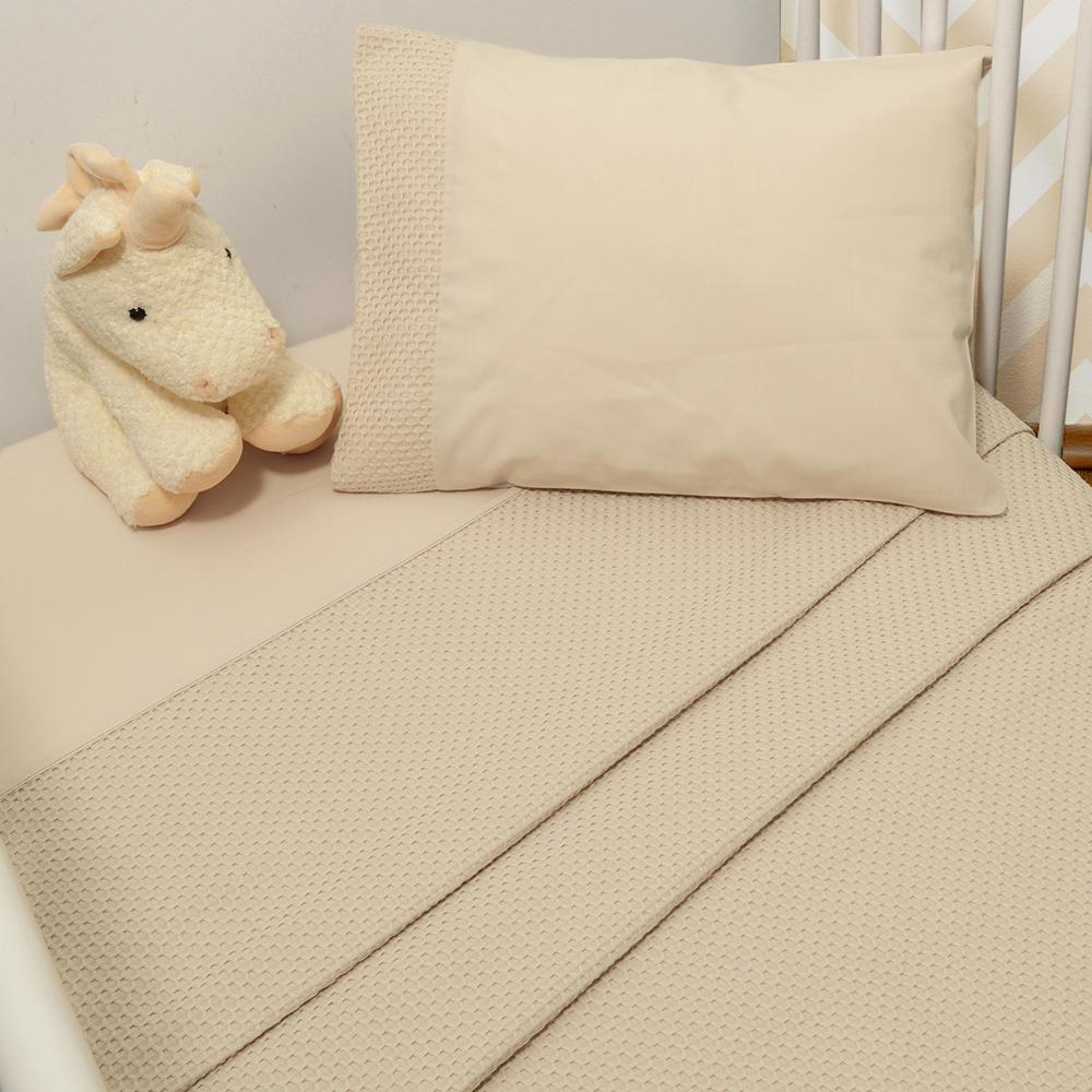 Κουβέρτα Καλοκαιρινή Κούνιας Πικέ 100x140 Oliver Baby Des.454