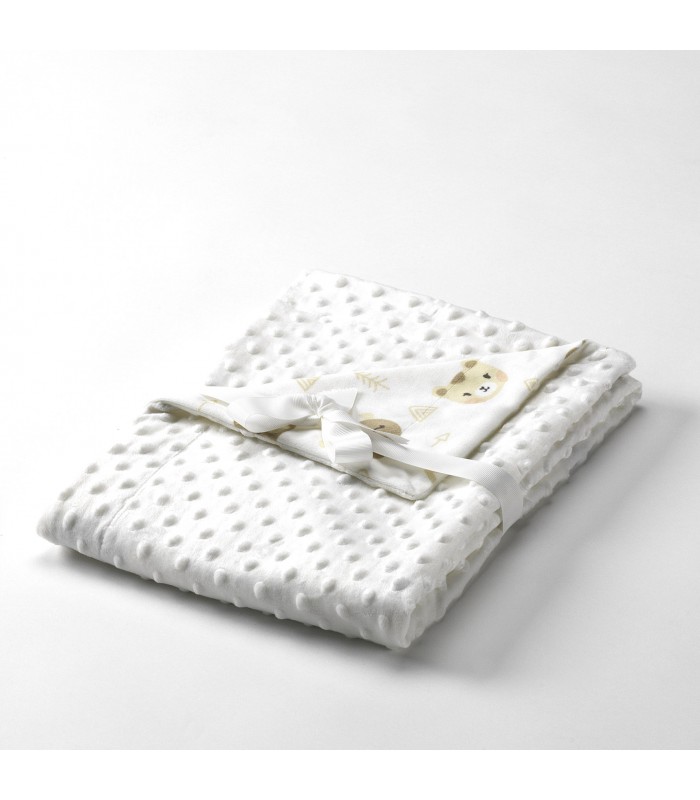 Κουβέρτα  MORA DUBIDU 80Χ110 μπεζ 100% polyester