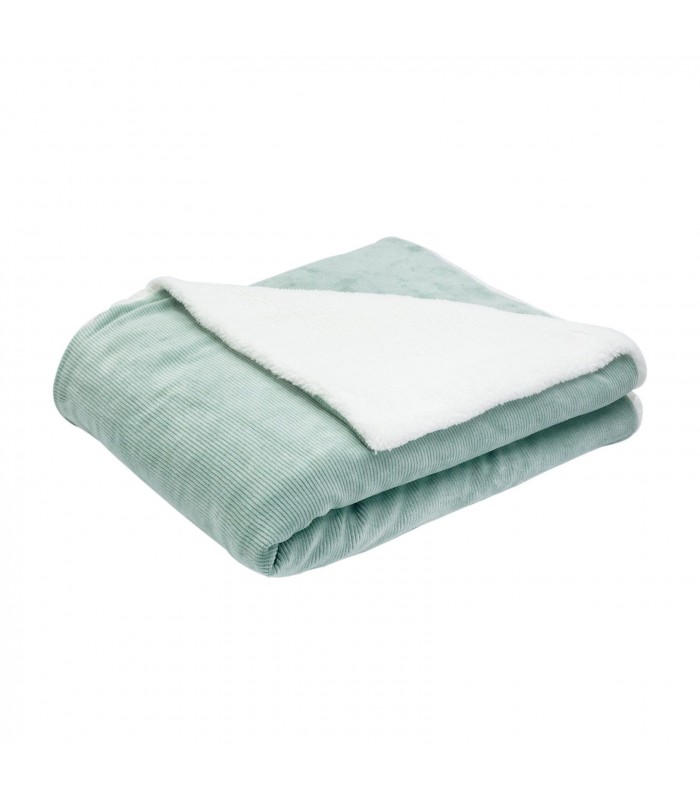 Κουβέρτα Wooly 100χ140 Μέντα Trois Kilos Sept