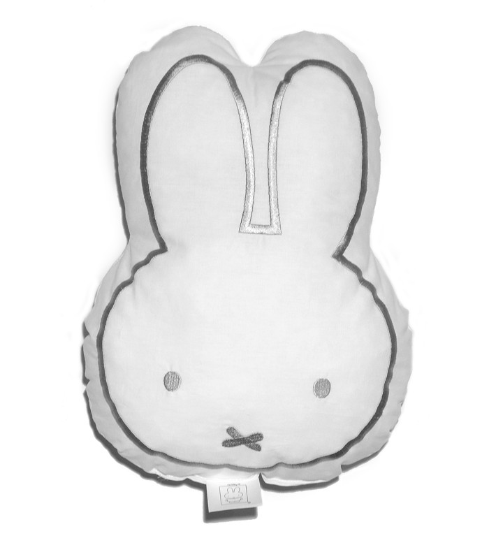 Miffy Des.55 Μαξιλάρι Διακ/κο με γκρι κέντημα 35χ25